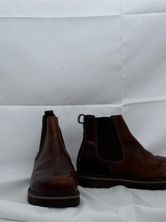 Men\'s Birkenstock Highwood Slipon Brown Chelsea Work Boots